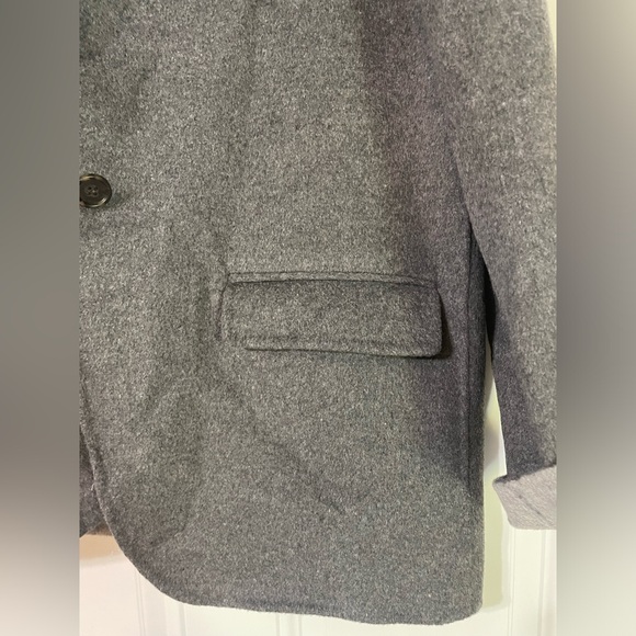 J. Crew Wool Blend Leighton Blazer Jacket Size 6 Gray - Picture 10 of 13